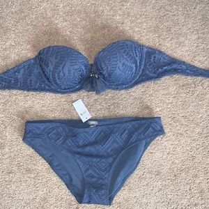 Aerie Size Small strapless Bathing Suit